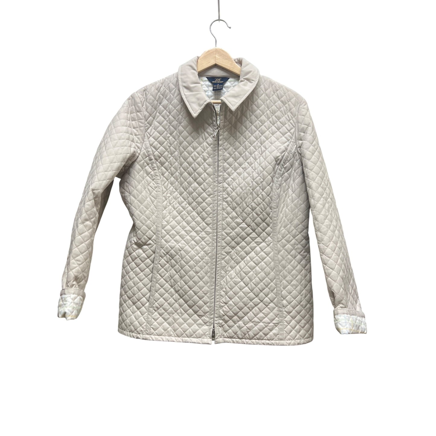 Brooks Brothers 346 Off White Quilted Chore Coat