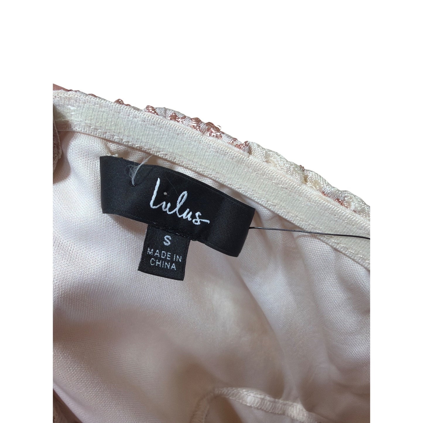 Lulus Redefine Regal Pale Pink Floral Jacquard Strapless Maxi Dress With Side Slit