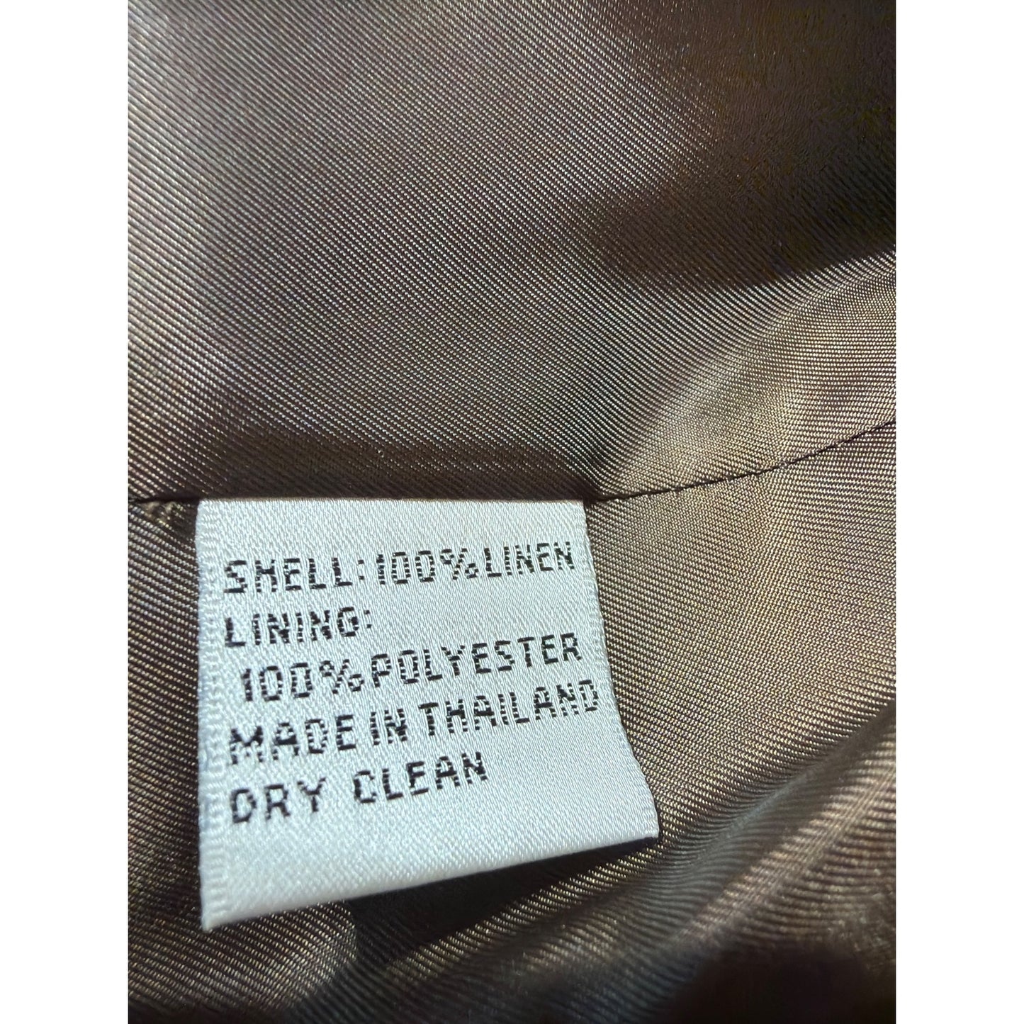 Talbots Vintage 90s Brown Irish Lined Classic Tailored Blazer 12W