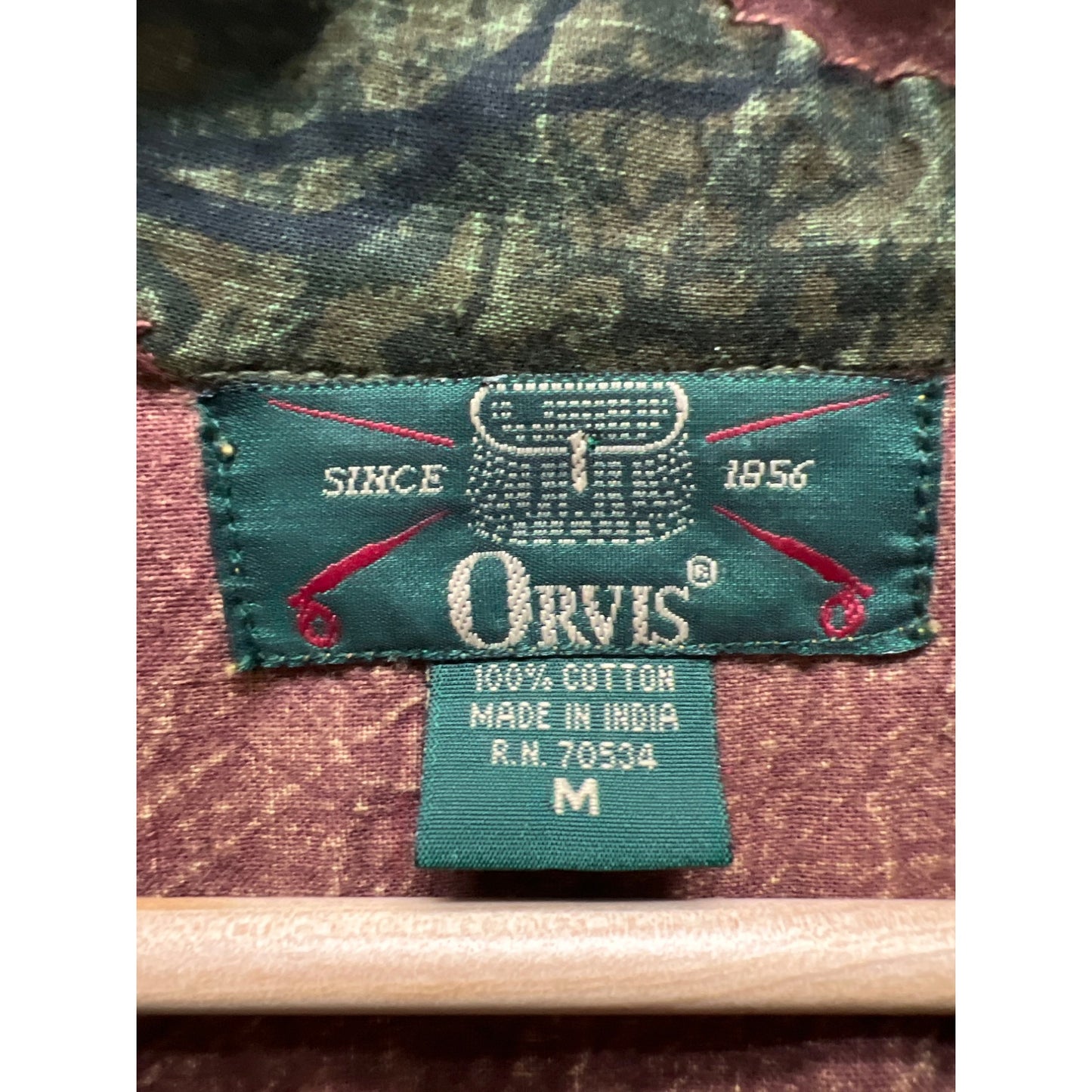 Orvis Vintage Embroidered Aplique Art to Wear Elephant Jacket
