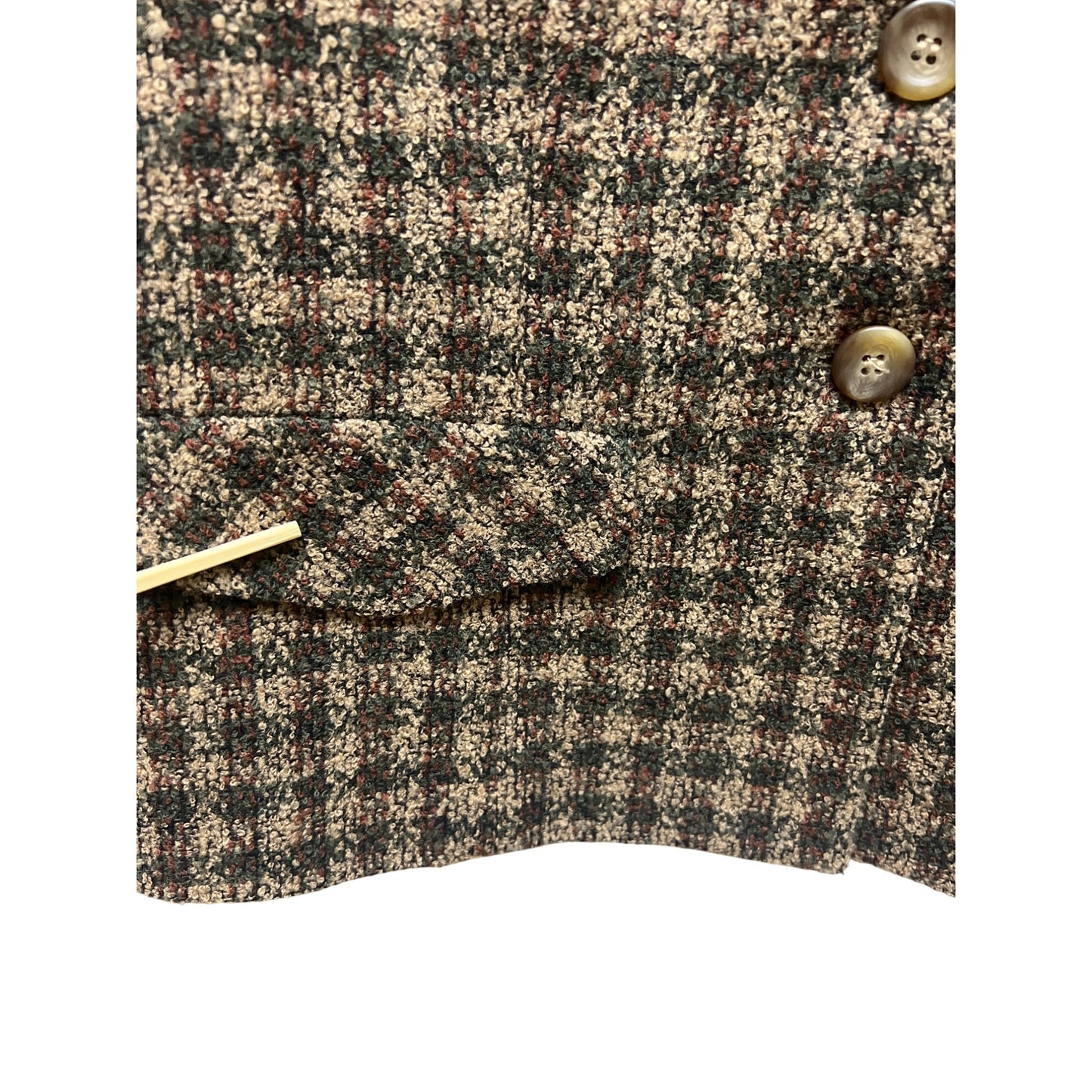 Pendleton Vintage 90's Brown Wool Plaid Blazer Jacket