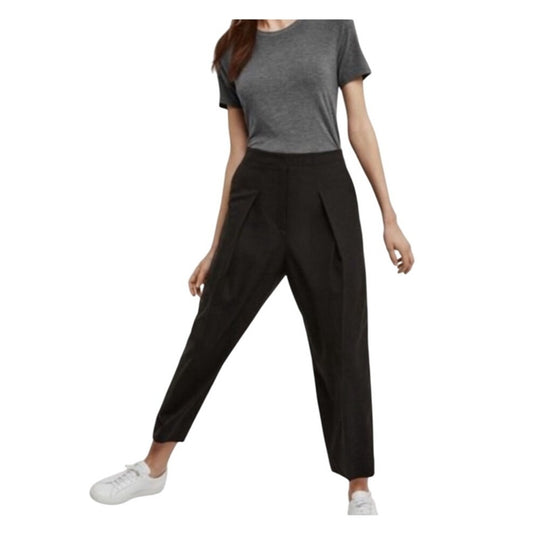Kit + Ace Black Wool Cashmere Silk Rhodes Trouser Pants