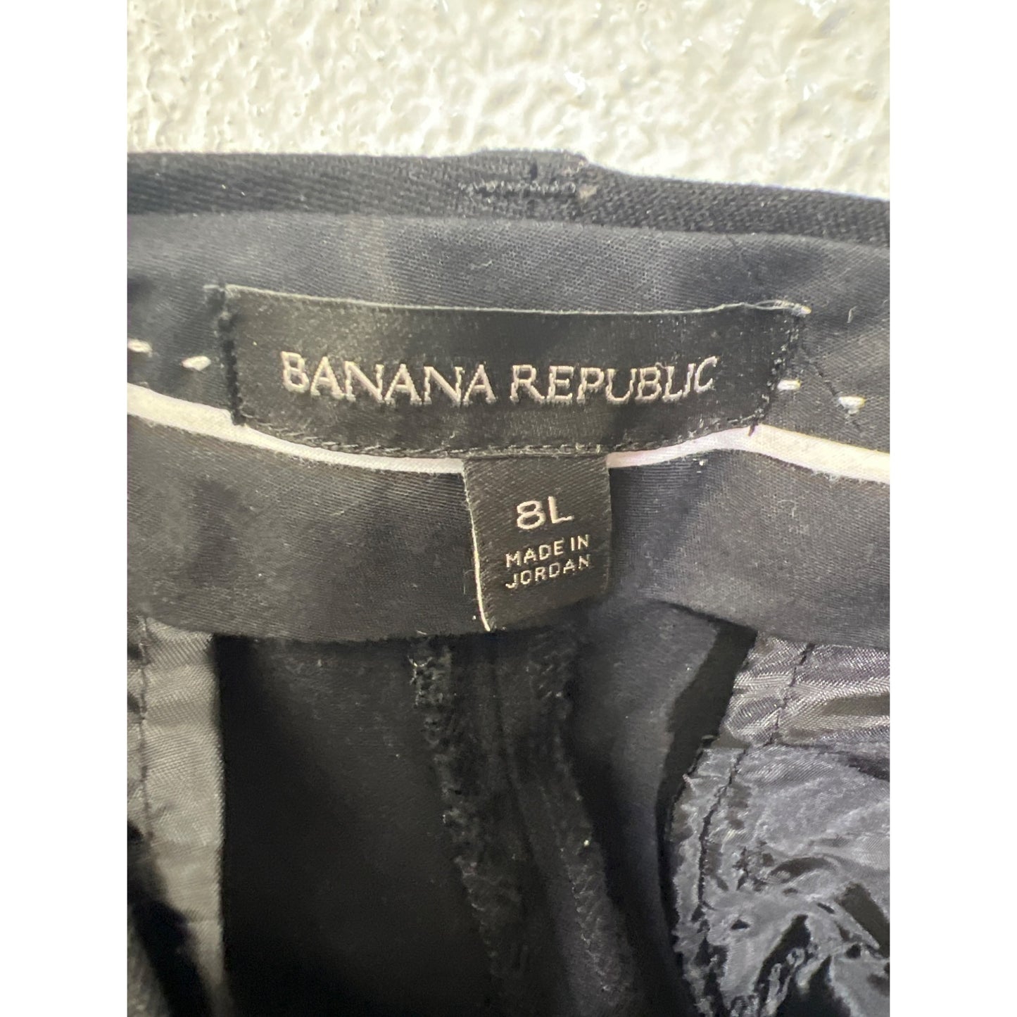 Banana Republic Black Sloan Fit Chino Pants 8L