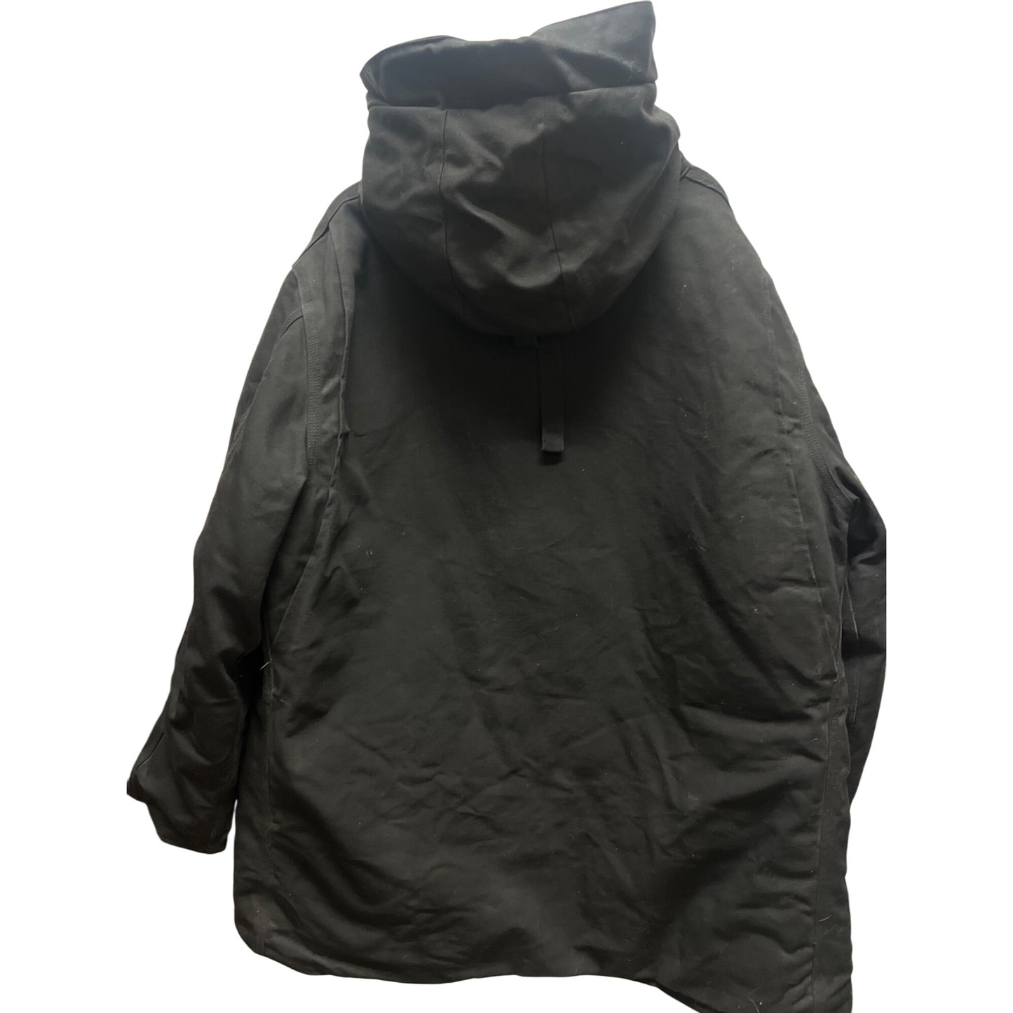 Carhartt Vintage WIP Siberian Black Canvas Parka Chore Coat