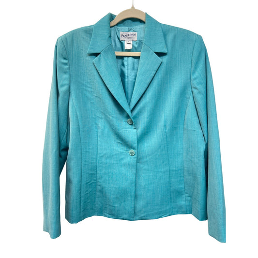 Pendleton Vintage Light Wool Teal Blazer