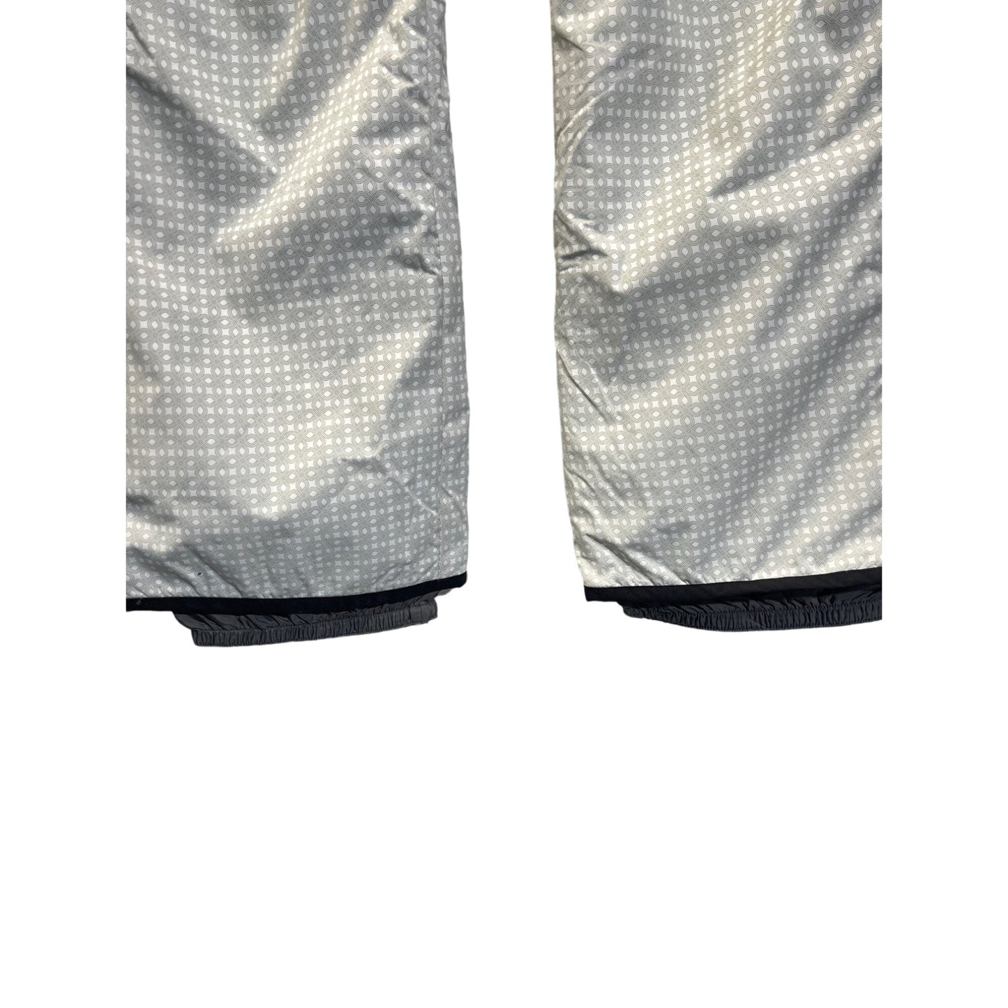 Lole White with Gray Pattern Snow Ski Snowboarding Pants