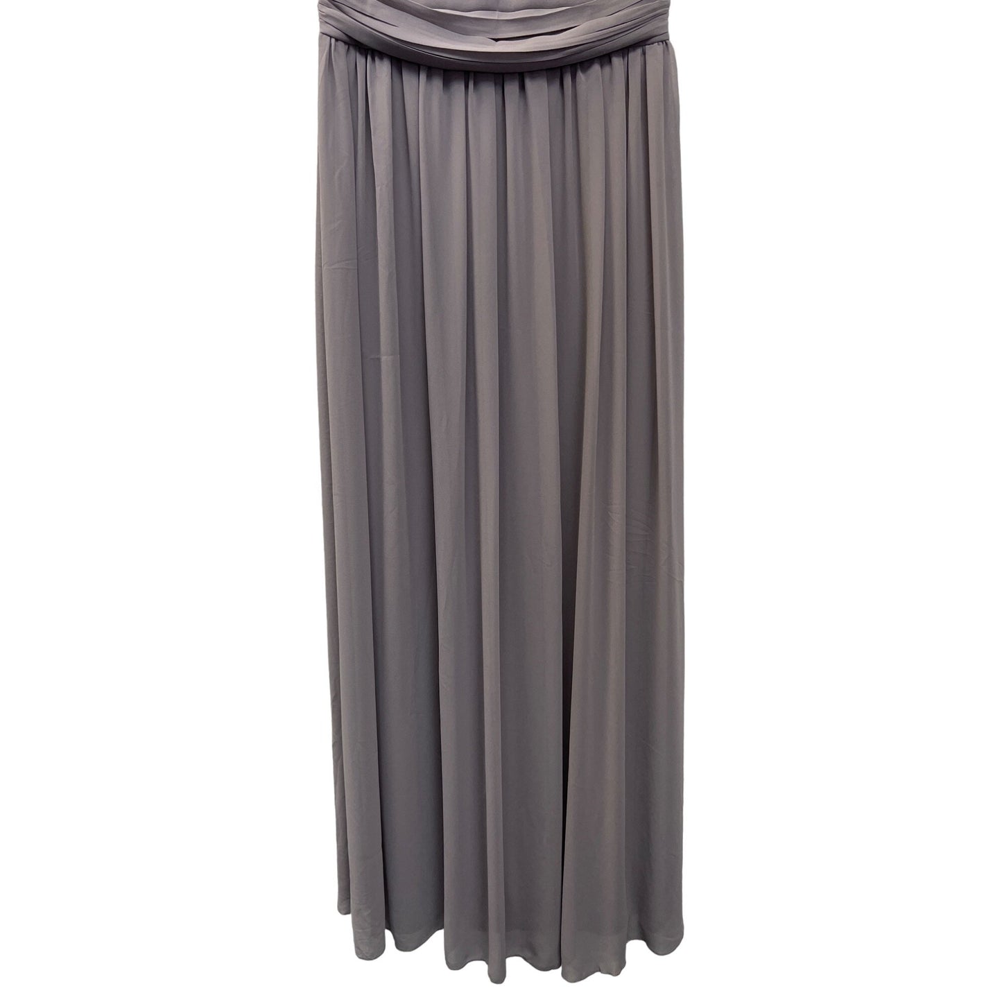 Ever Pretty Gray Chiffon Fit and Flare Special Occasion Gown NWT