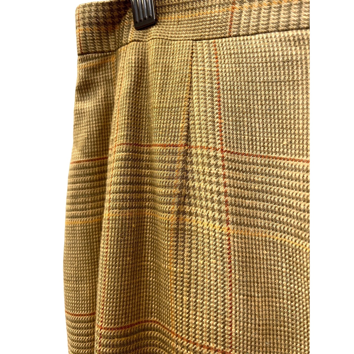 Cricketeer Collectionelle Vintage Yellow Glencheck Plaid Blazer & Skirt Set
