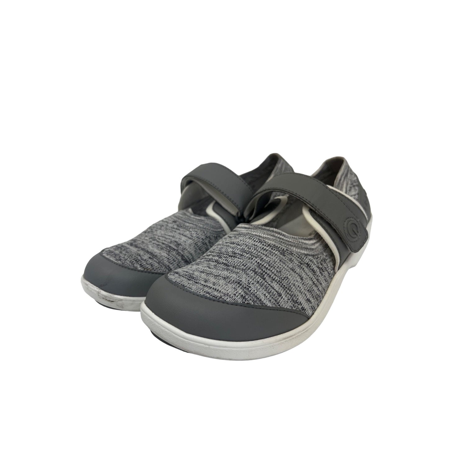 Alegria by PG Life Traq Gray Mary Jane Shoes