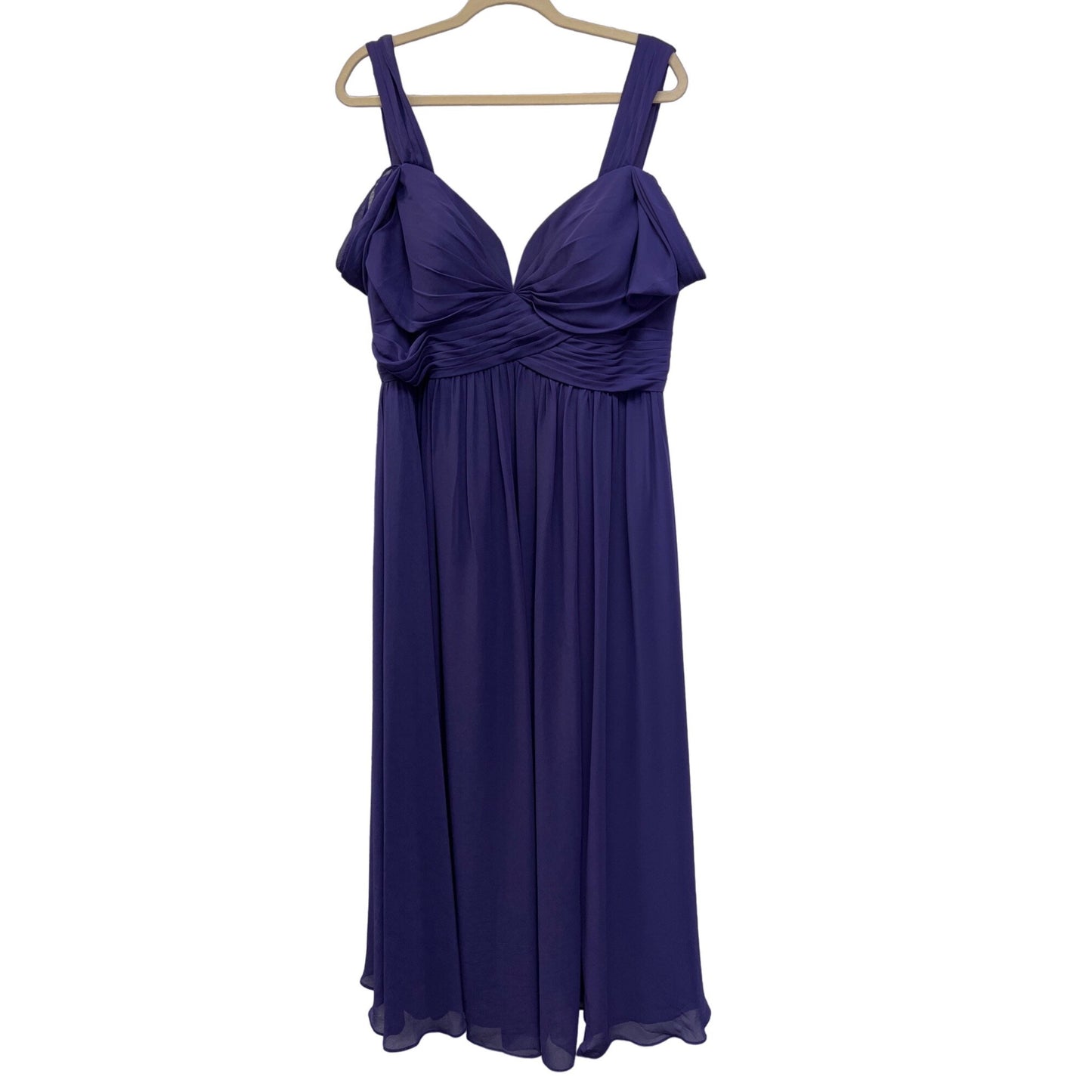 Azazie Lianne Purple Chiffon Special Occasion Dress