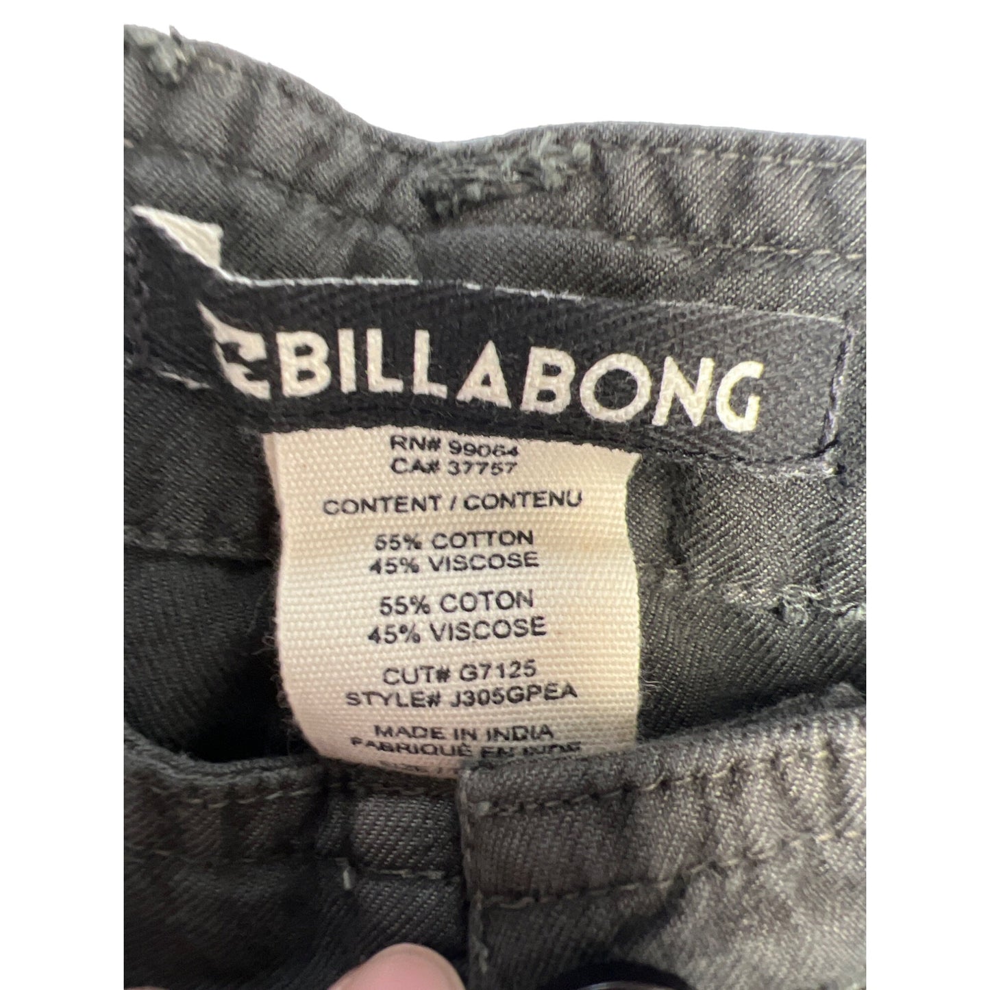 Billabong NWT Lightweight Gray Cotton Cargo Pants