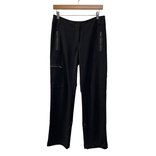 Chico's Black Convertible Cargo Capri Pants