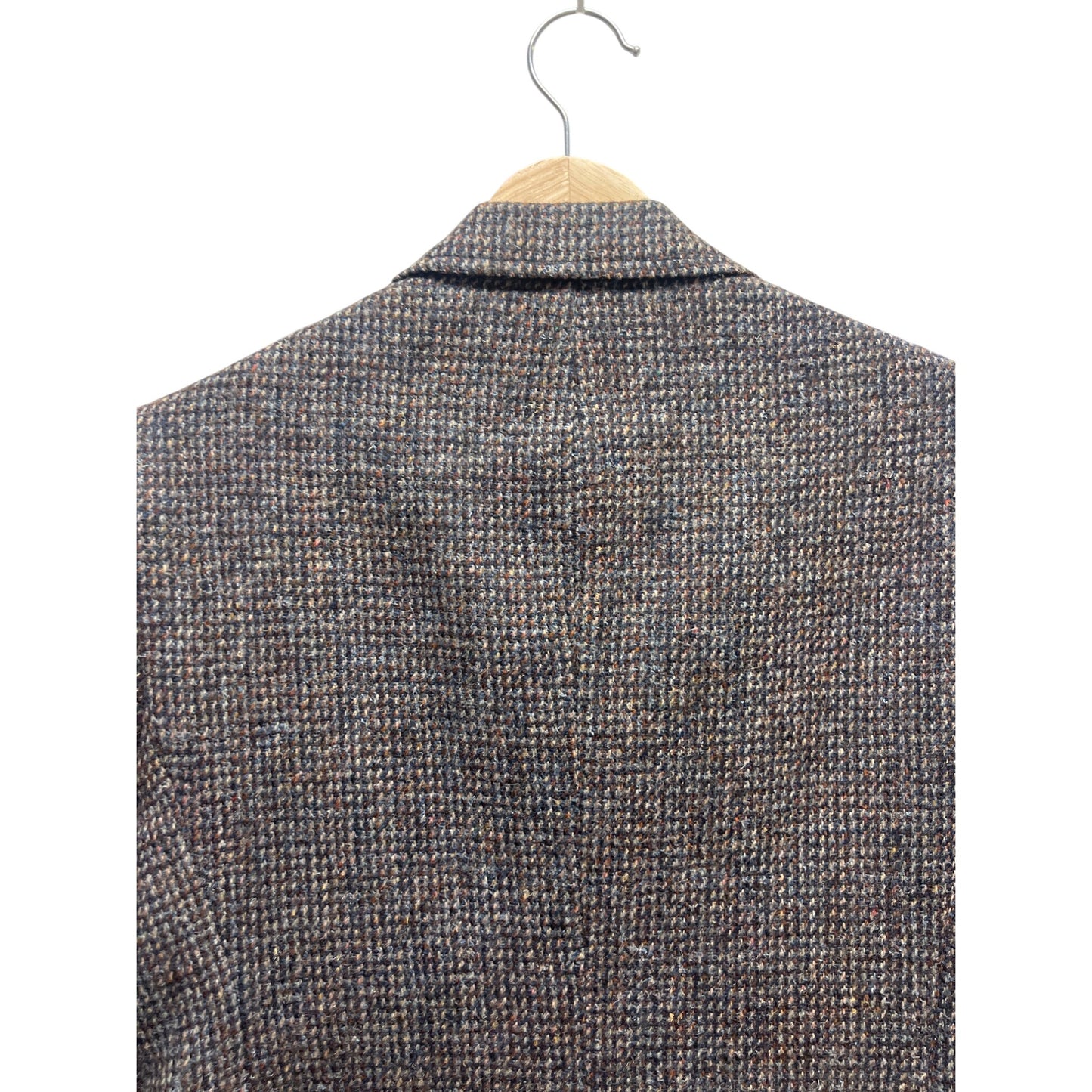 Harris Tweed Vintage 90's Gray Wool Houndstooth Tailored Blazer