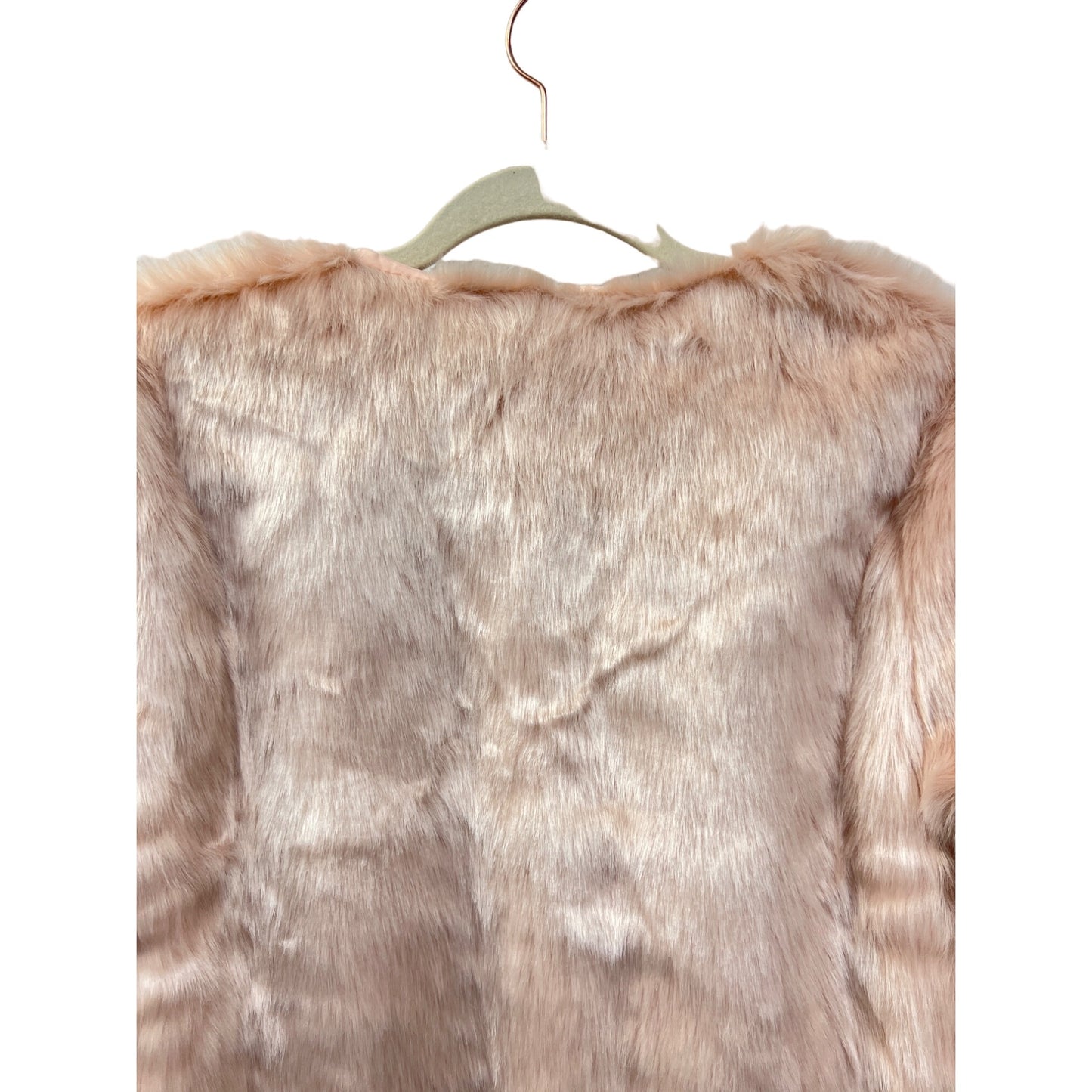 Lanshifei NWT Pink Faux Fur Bolero Jacket