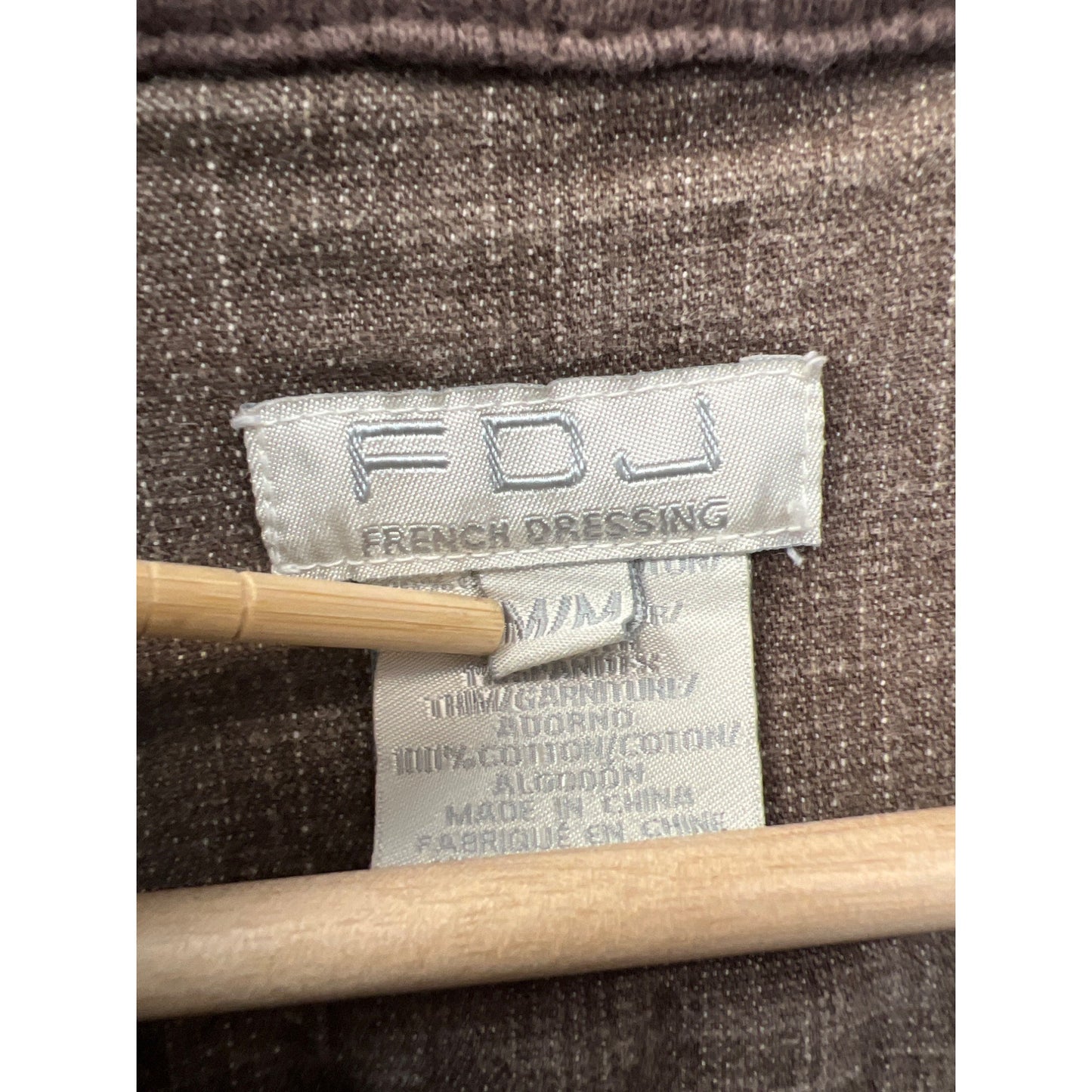 FDJ Vintage 90's Brown Denim Jacket and Jeans Set