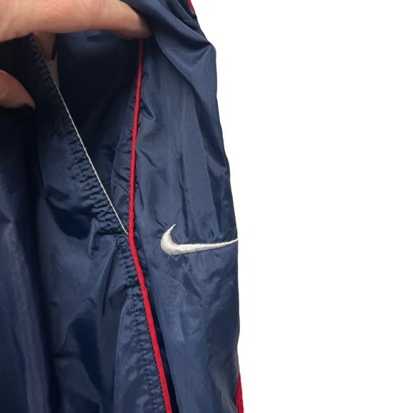 Nike Vintage 90’s Blue with Red Stripe Track Warm Up Pants