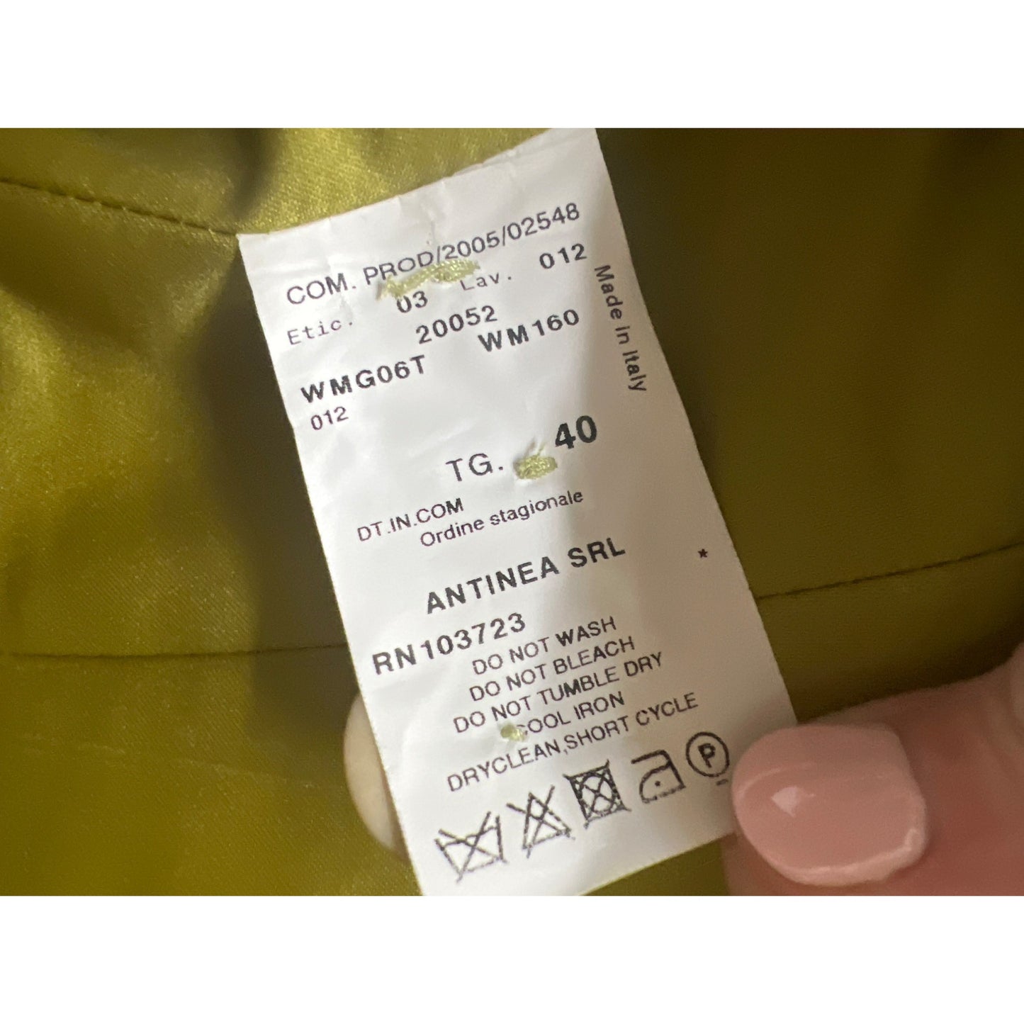 Armani Collezioni Vintage Y2K Green and gray Tweed Army Blazer