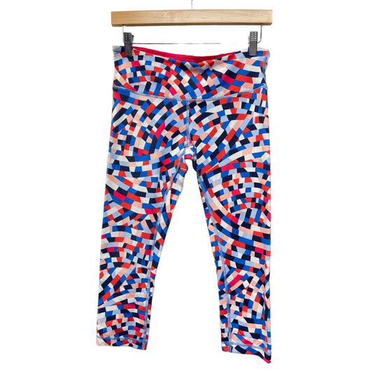 Lululemon Athletica Multicolor Geometric Design Capri Leggings
