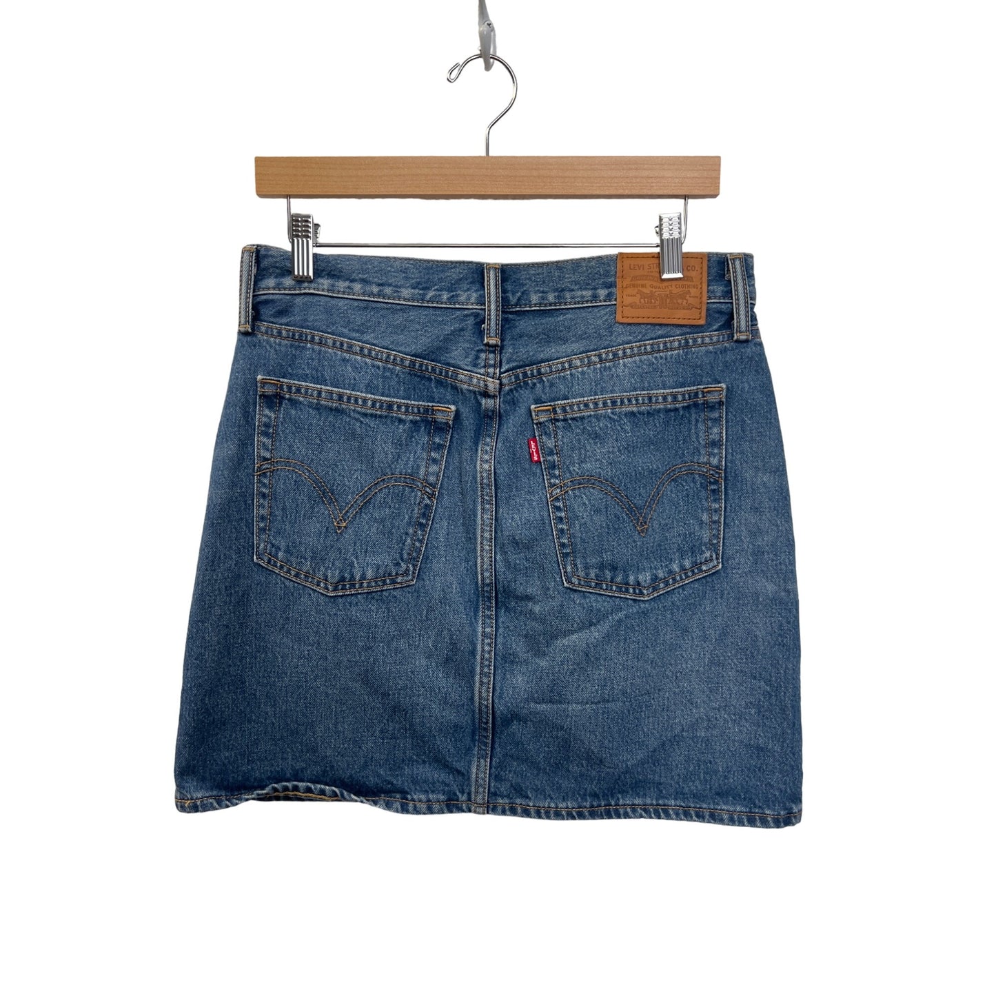 Levi's Classic Short Denim Red Tab Mini Jean Skirt