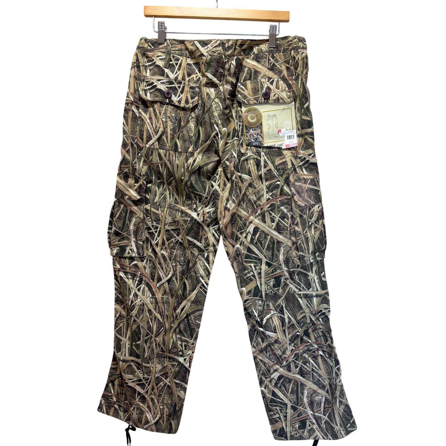 Mossy Oak Vintage NWT Womens Cargo Pants Mossy Oak Blades Camo Size Large