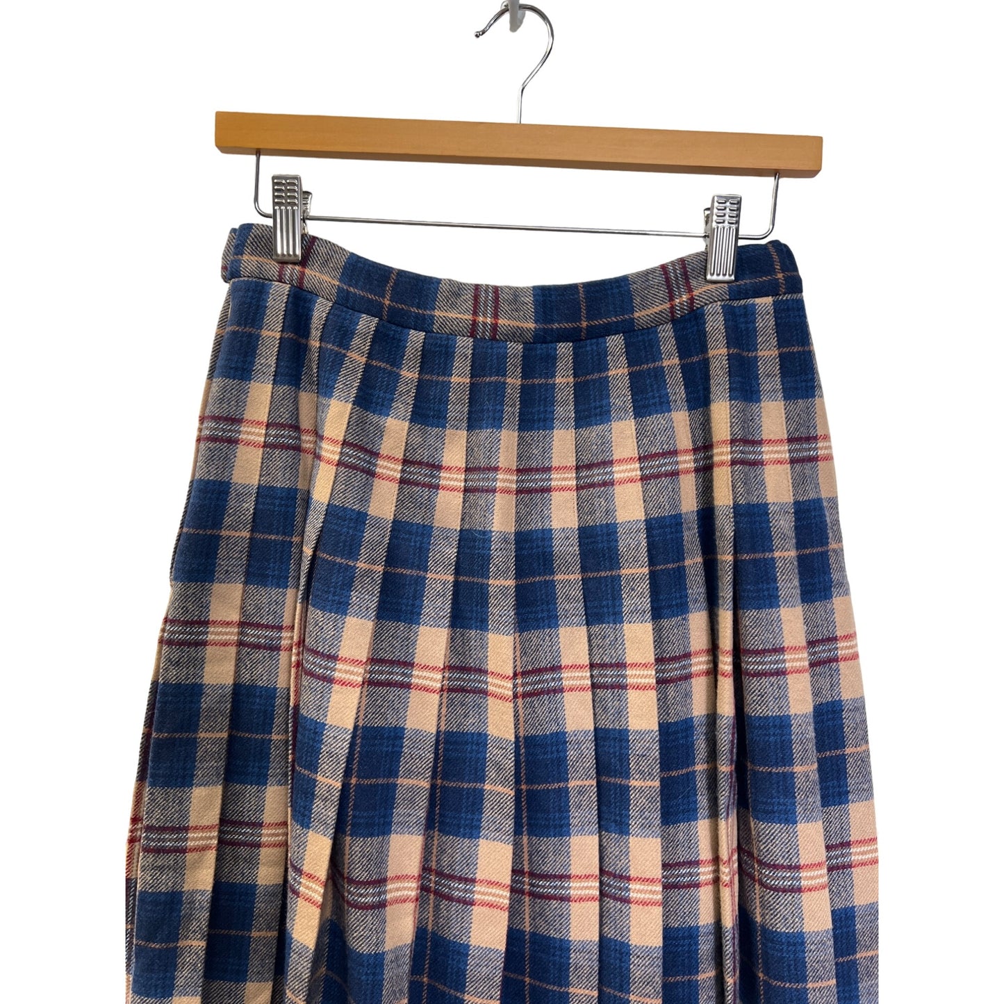 Pendleton Vinatage Authentic Cailean Tartan Wool Pleated Midi Skirt