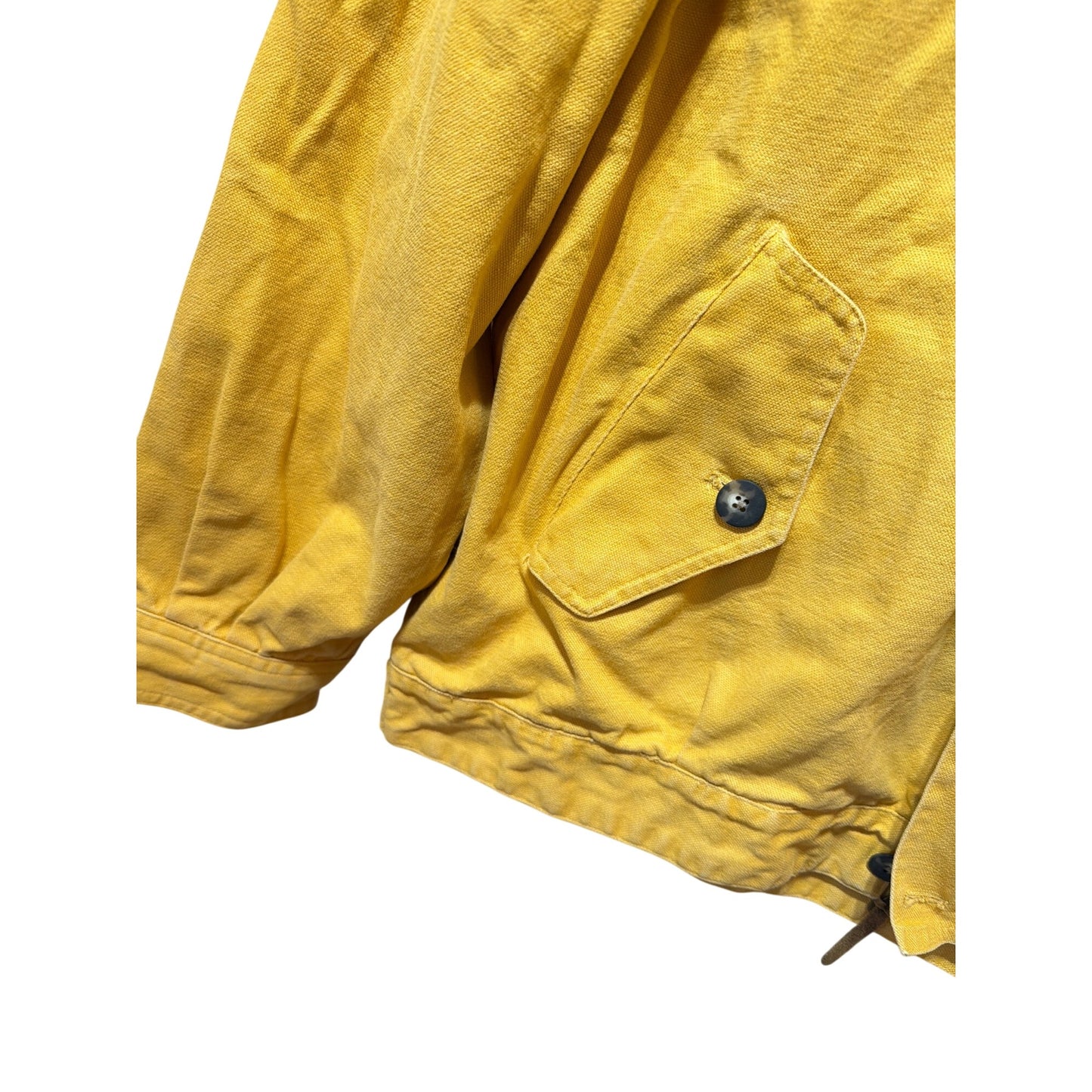 Lewis Creek Vintage 90's Yellow Duck Canvas Plaid Lined Harrington Bomber Jacket XL