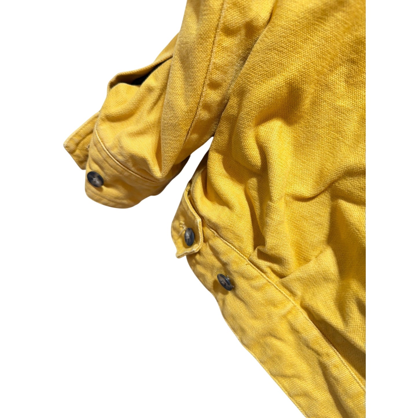 Lewis Creek Vintage 90's Yellow Duck Canvas Plaid Lined Harrington Bomber Jacket XL