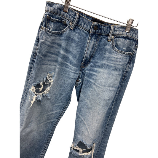 Lucky Brand Distressed Medium Faded Wash Denim Jeans 30x27