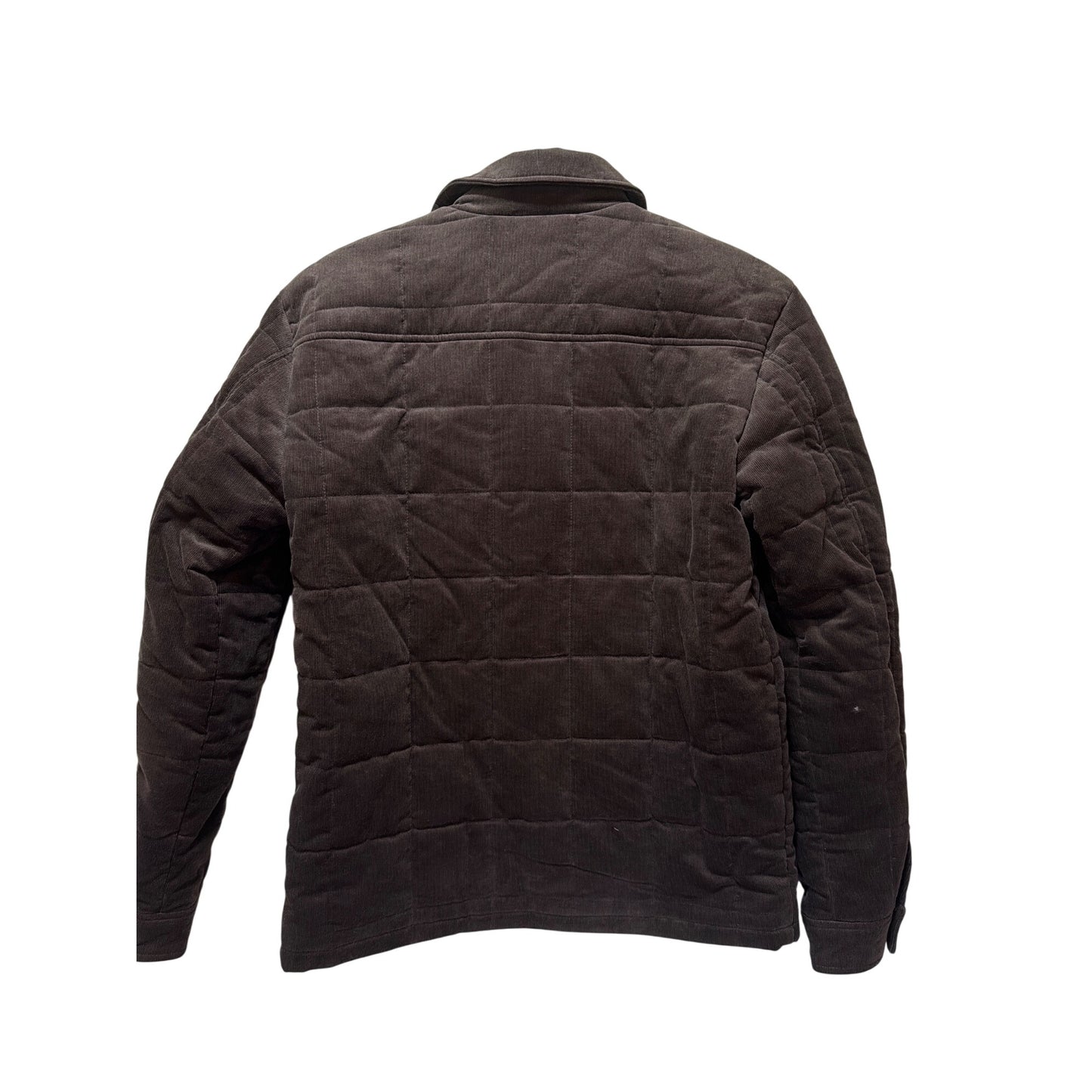 Banana Republic Brown Quilted Corduroy Chore Coat Jacket XS Mens Casual Outerwear