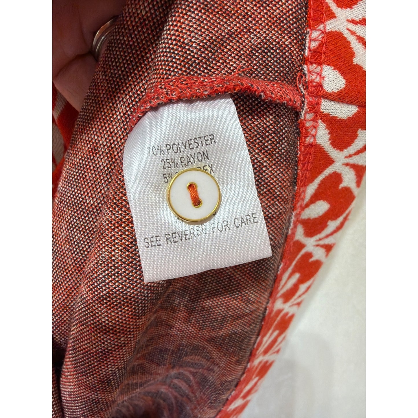 Tyler Boe Short Sleeve Orange Geometric Preppy Polo Go-Go Dress