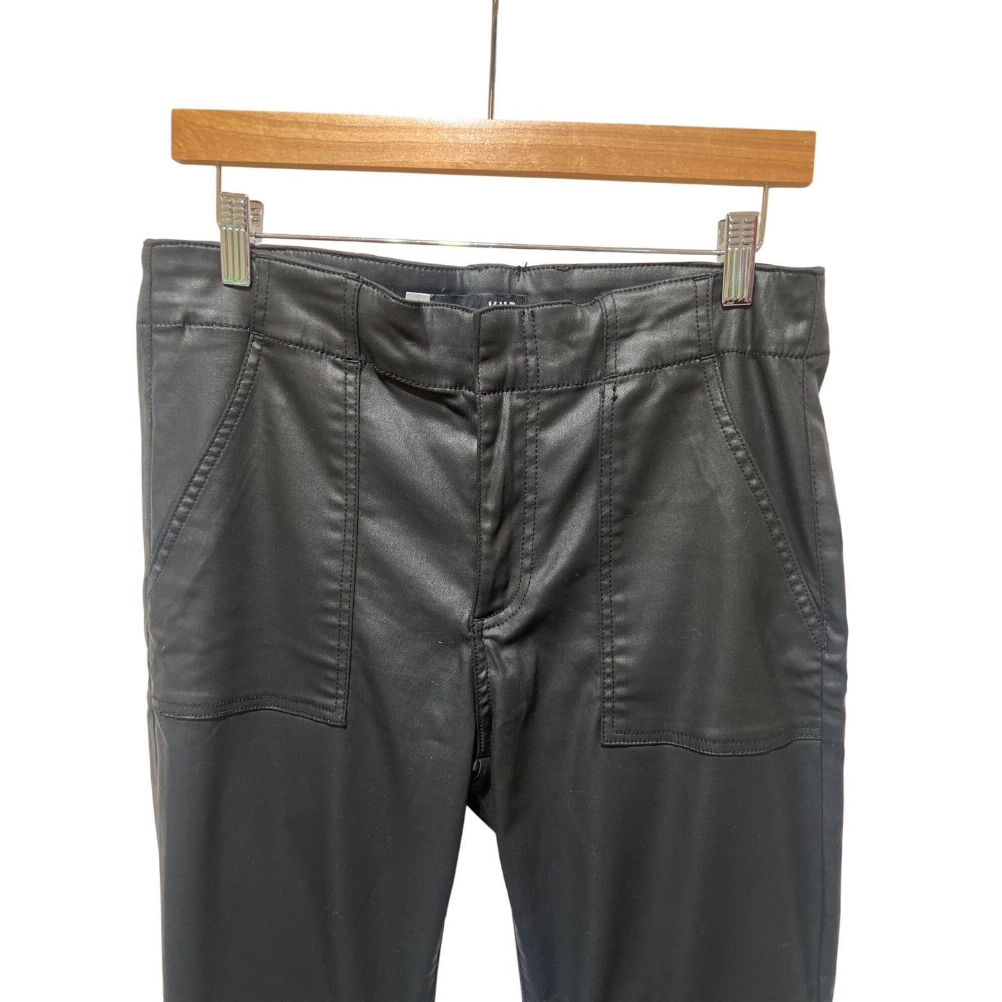 Kut From The Kloth Reese Ankle Straight Black Pants Size 10 NWOT