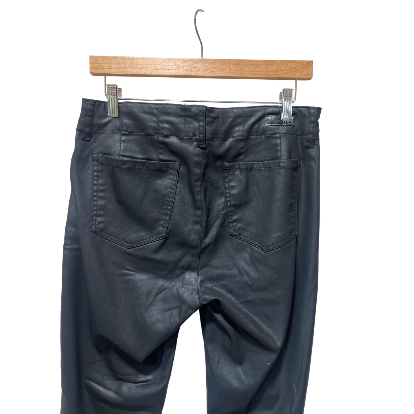 Kut From The Kloth Reese Ankle Straight Black Pants Size 10 NWOT