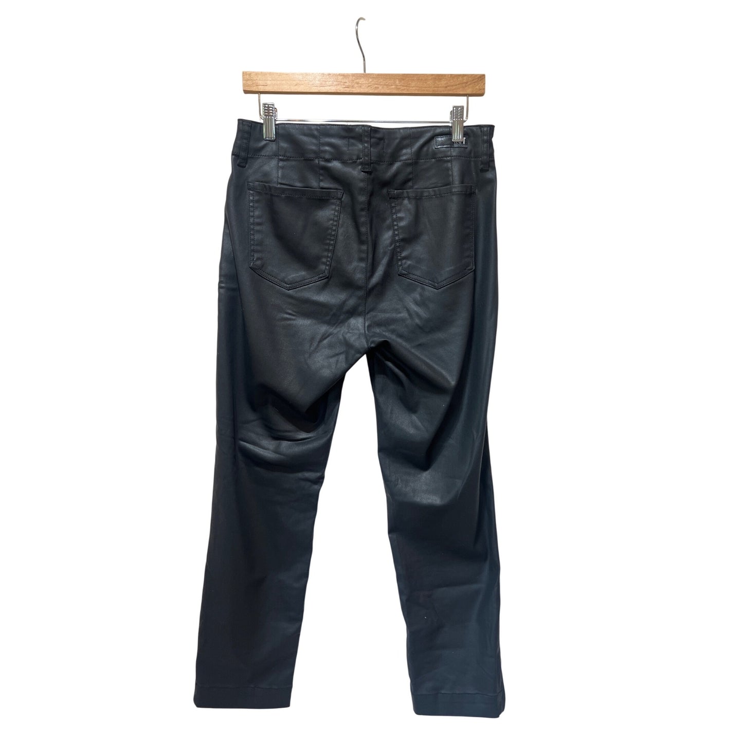 Kut From The Kloth Reese Ankle Straight Black Pants Size 10 NWOT