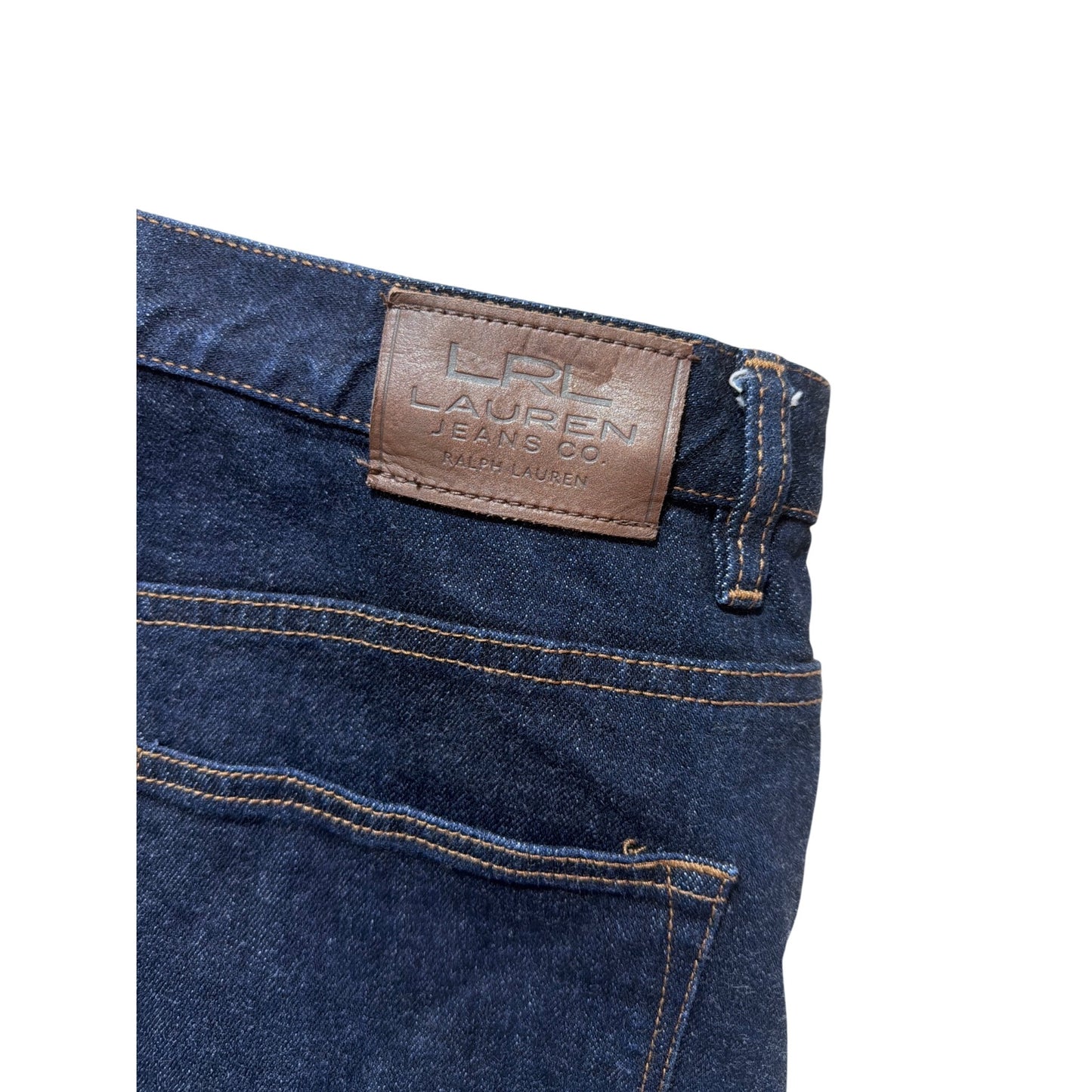 Lauren Jeans Co Lauren Ralph Lauren Womens Denim Pencil Skirt Size 12 Dark Wash Cotton Blend