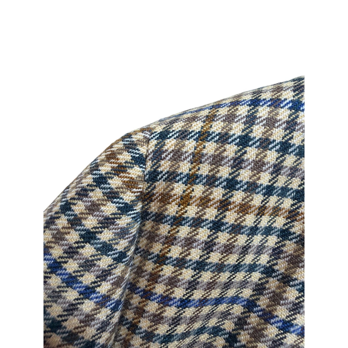 Brooks Brothers 1818 Madison Plaid Checked Blazer Jacket 44L Wool Tailored Fit