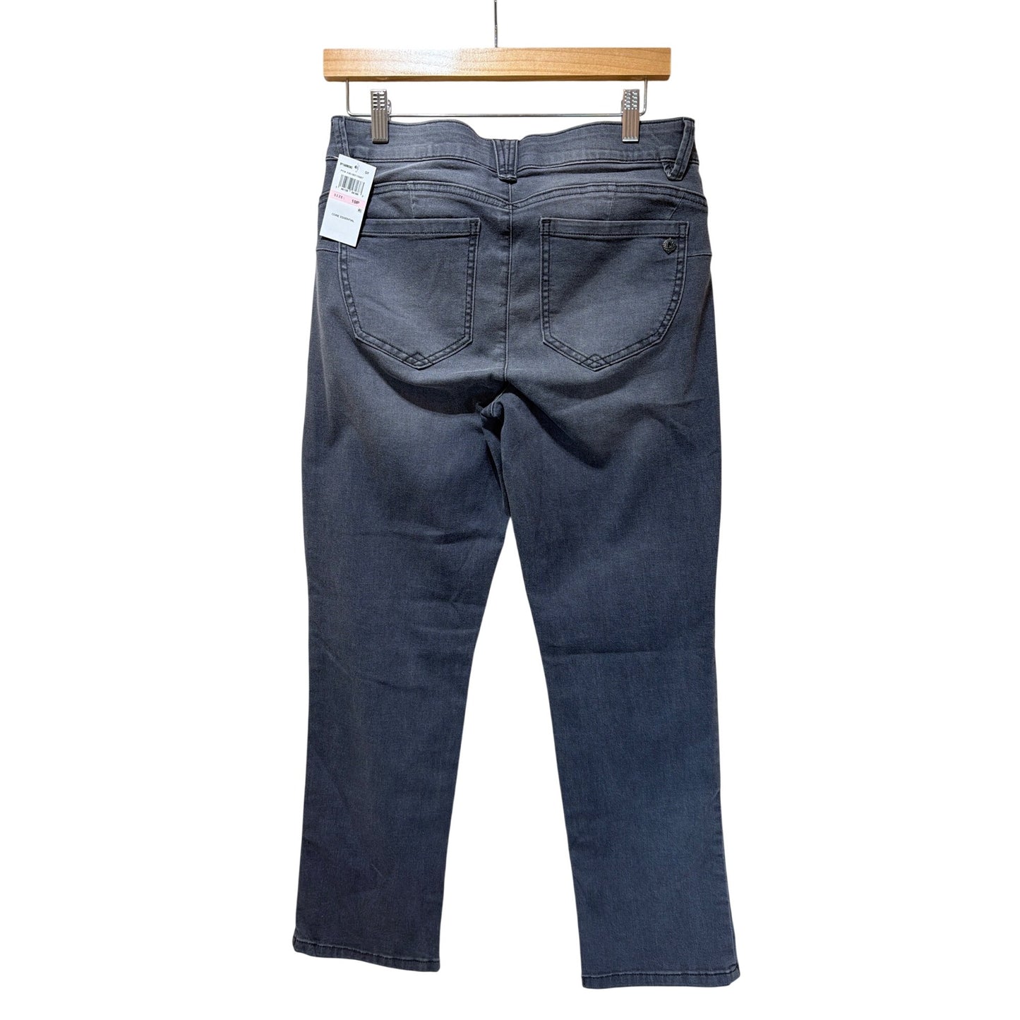 Democracy NWT Absolution Patriot Straight Leg Gray Denim Jeans Size 10P