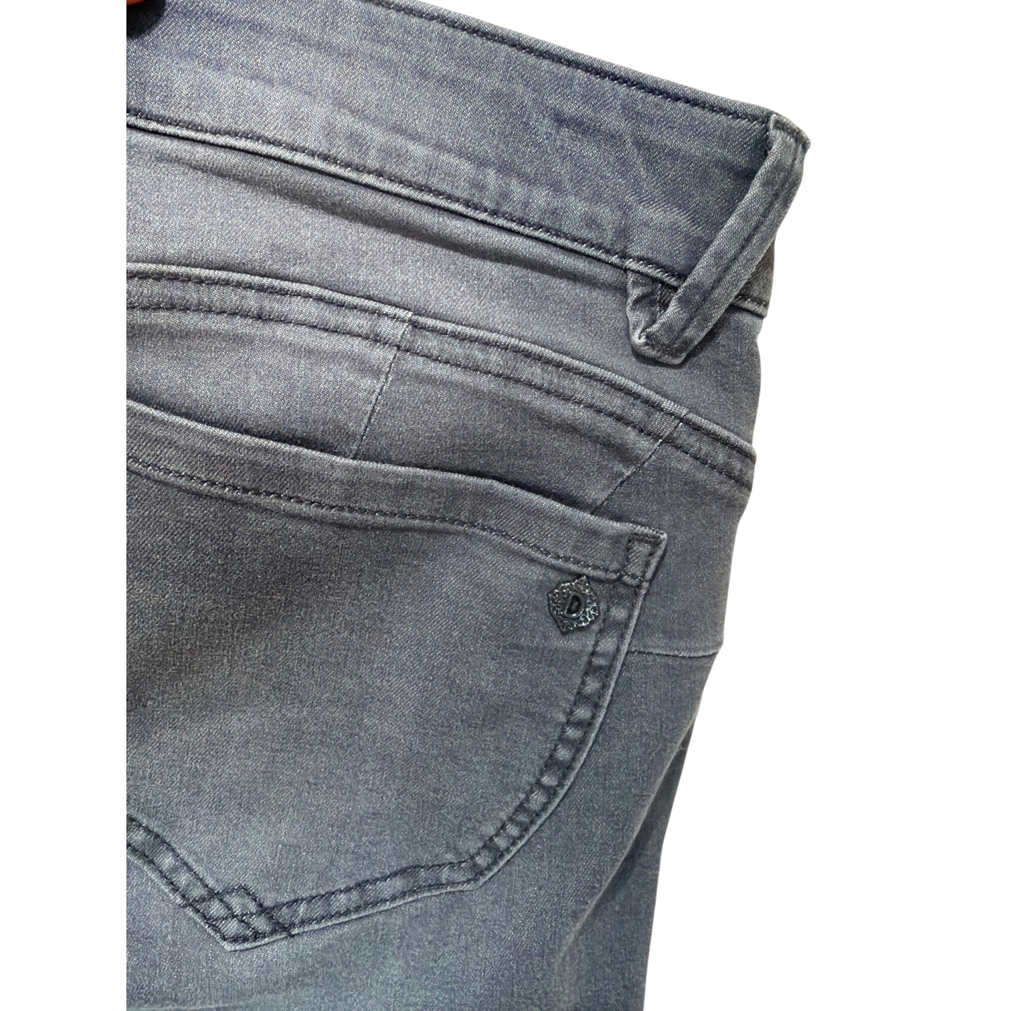 Democracy NWT Absolution Patriot Straight Leg Gray Denim Jeans Size 10P