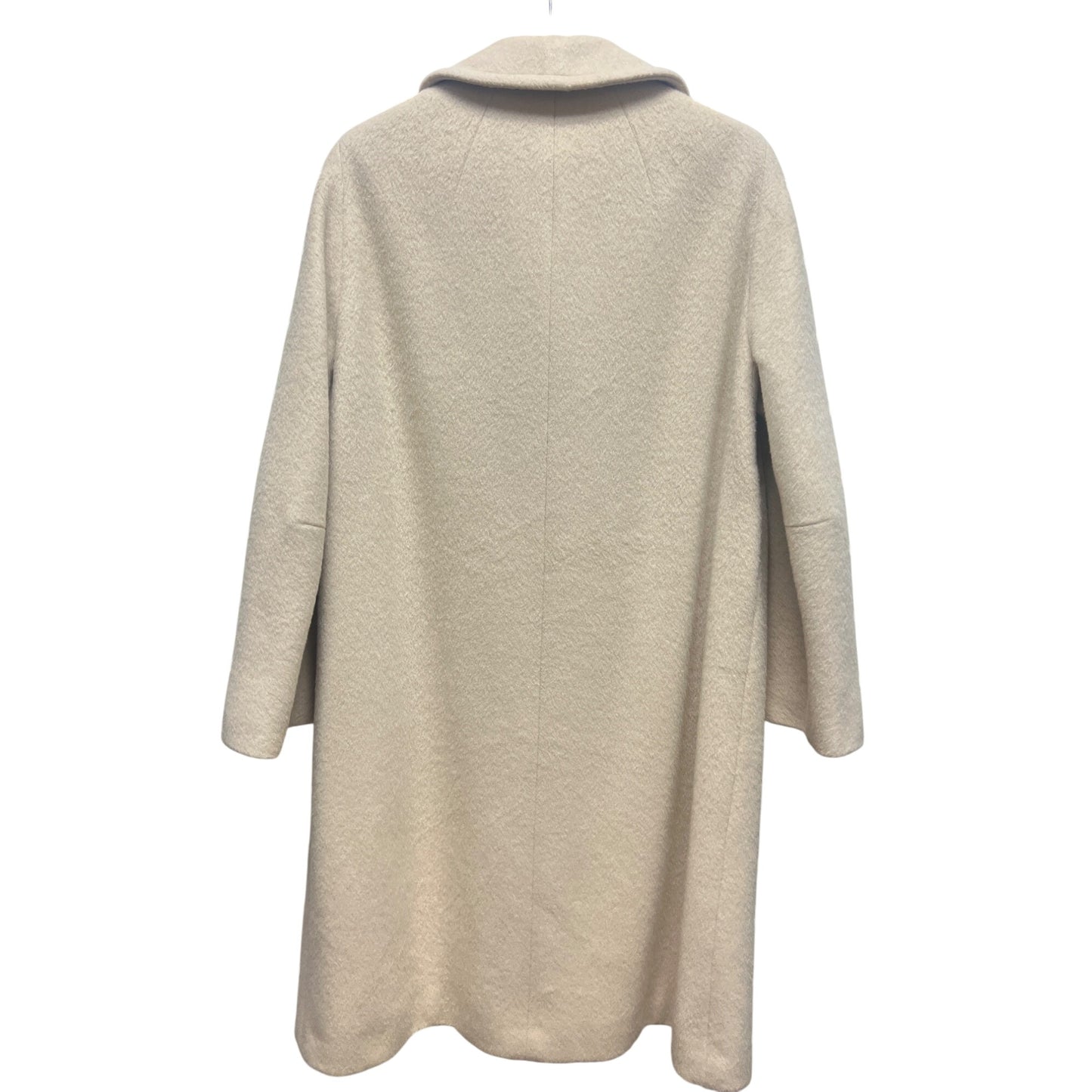 Dumas California Vintage 50's Ivory White Long Wool Overcoat