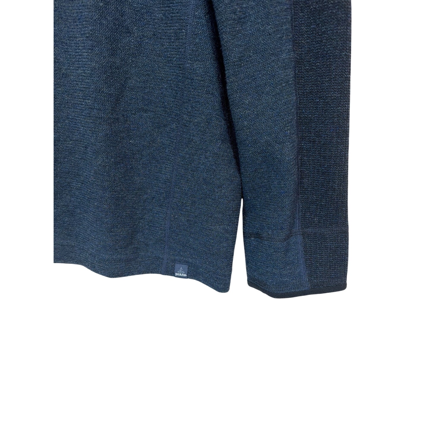 Prana Navy Blue Recycled Wool Lonan Utility Sweater X-Large