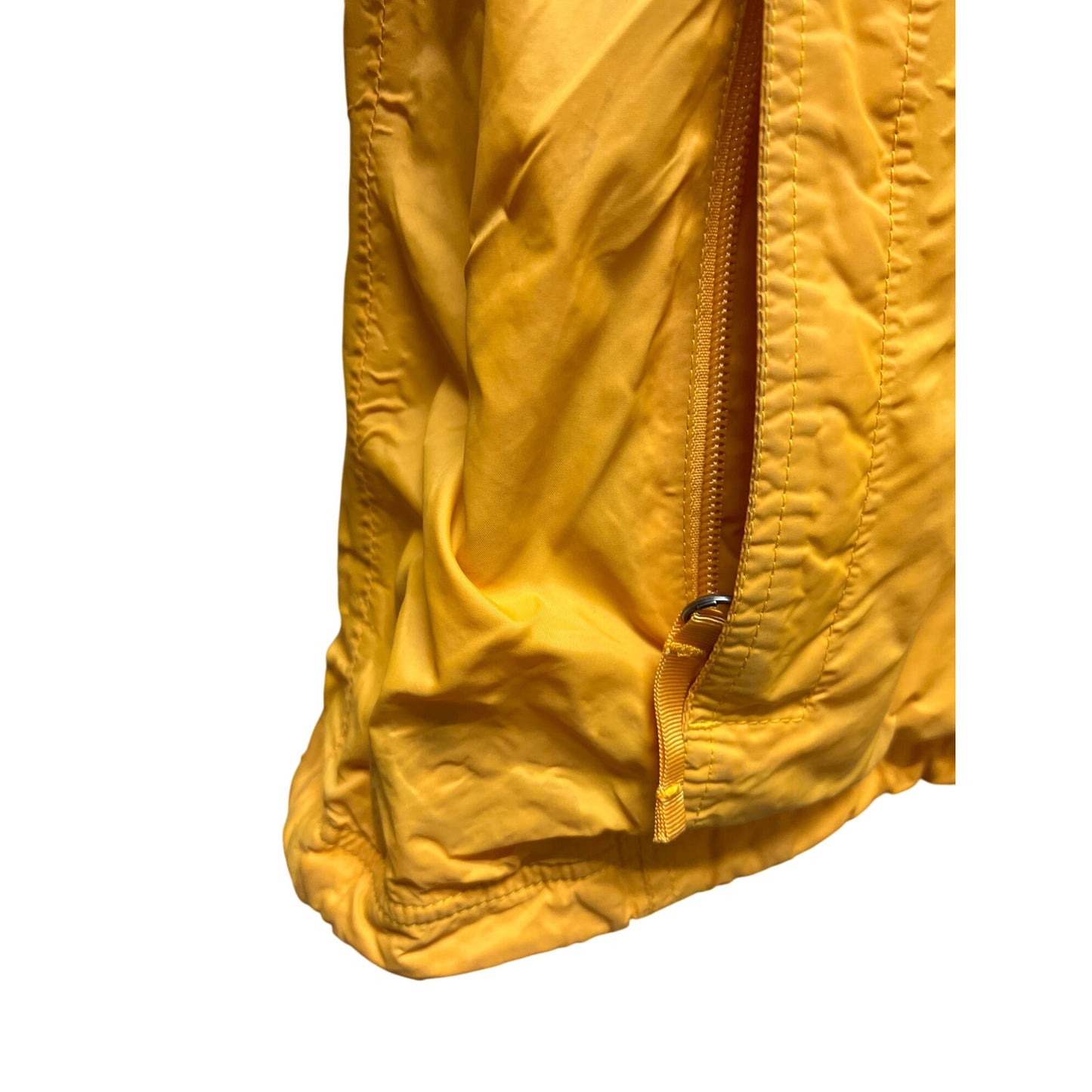 L.L. Bean Vintage 90's Yellow Softshell Hoodie Windbreaker Jacket