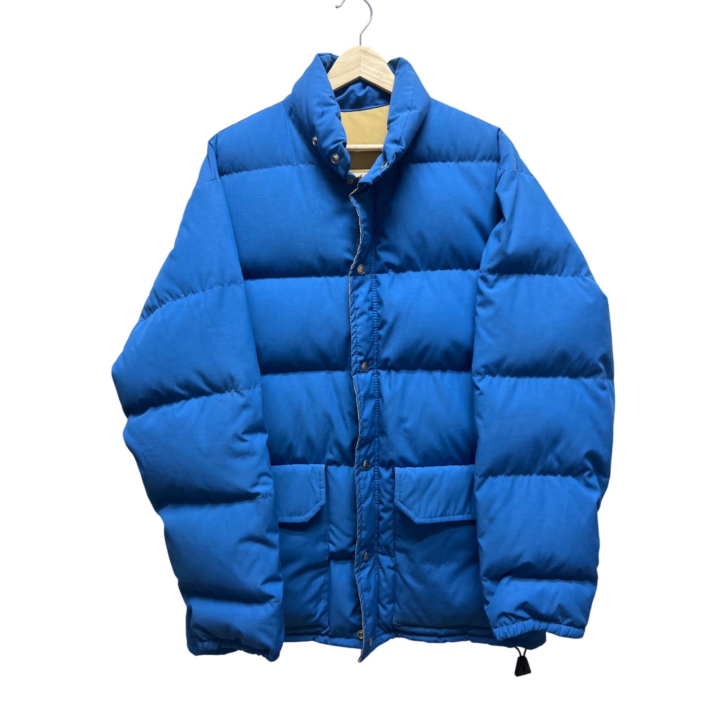 Black Bear Vintage 70's Royal Blue Down Filled Puffer Ski Jacket