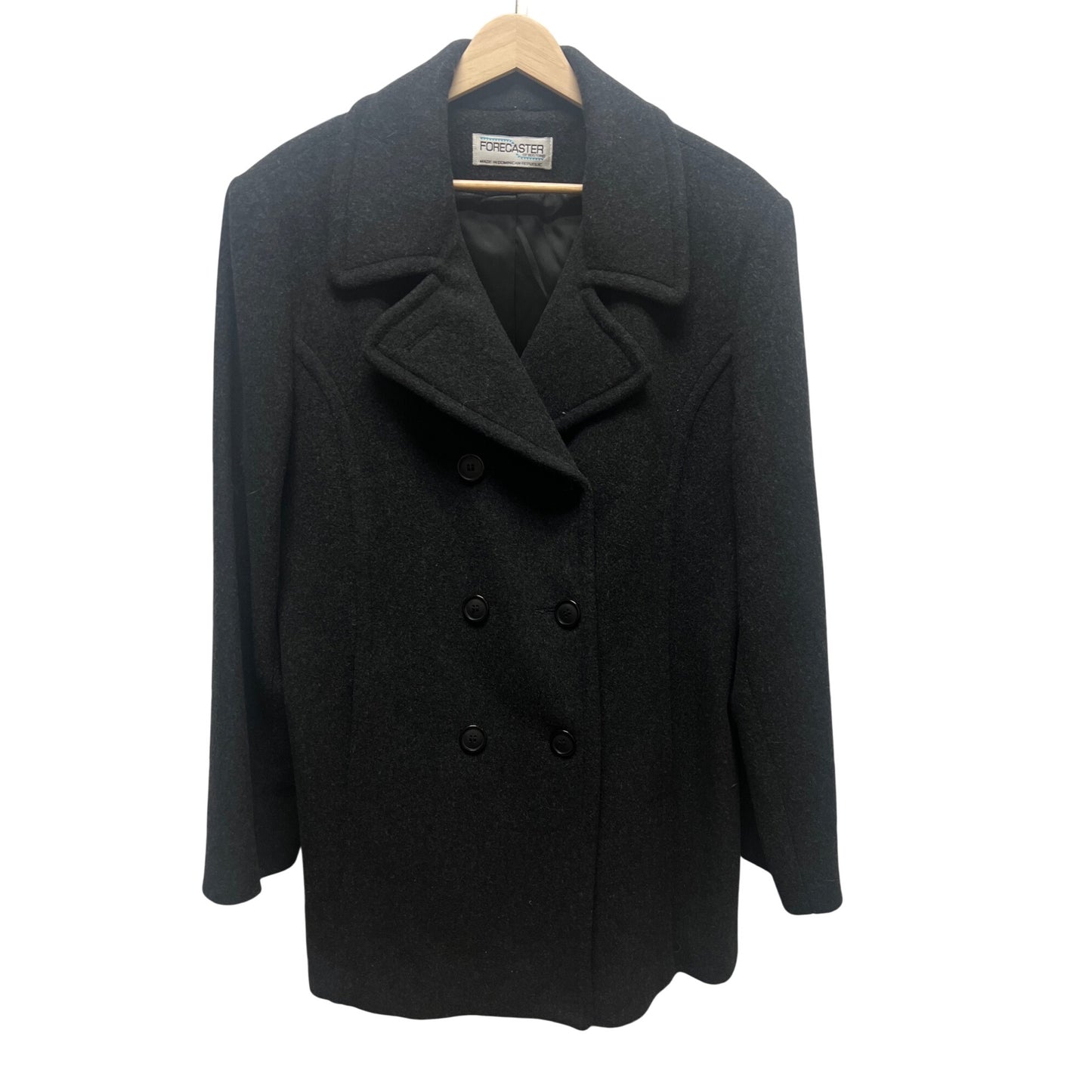 Forecaster of Boston Wool Cashmere Blend Dark Gray Peacoat