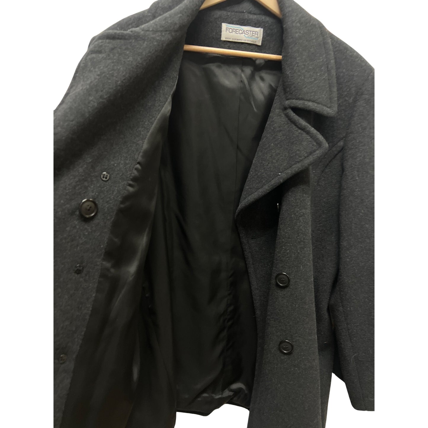 Forecaster of Boston Wool Cashmere Blend Dark Gray Peacoat