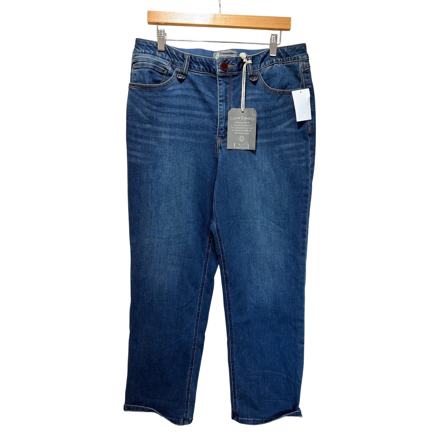 Democracy Ab Technology High Rise Slimming Panel Womens Jeans Size 16 Luxe Touch Premium
