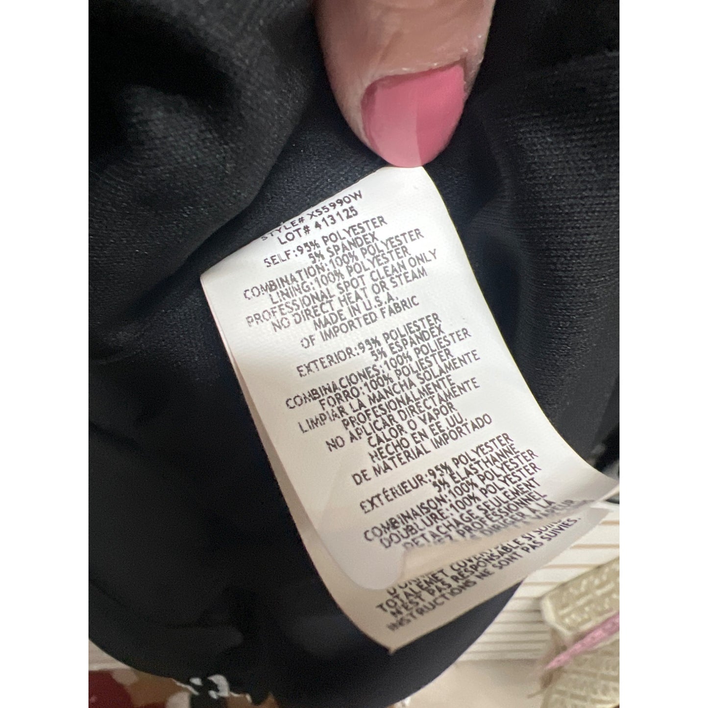 Xscape NWT Black With White Beading Shift Capelet Dress