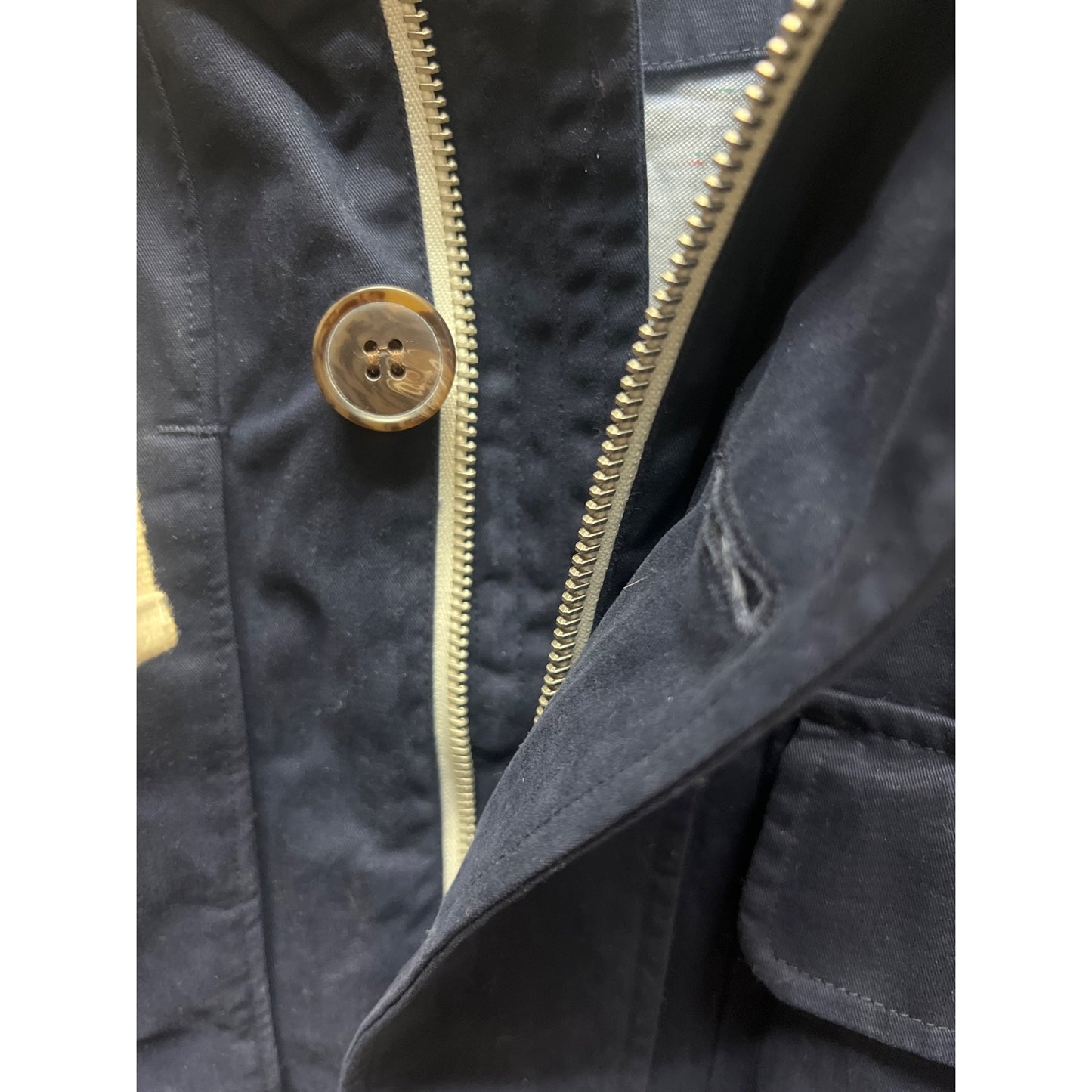 Gap Navy Blue Full Zip Hoodie Anorak Windbreaker Jacket