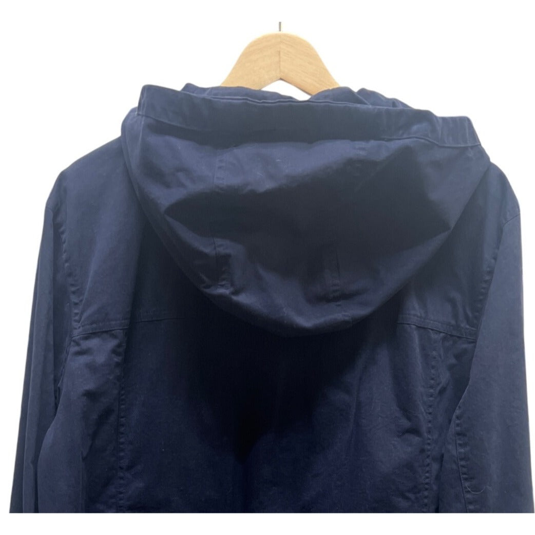 Gap Navy Blue Full Zip Hoodie Anorak Windbreaker Jacket