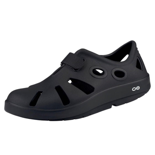 Oofos Ooxandoo Recovery Black Sandal Shoes