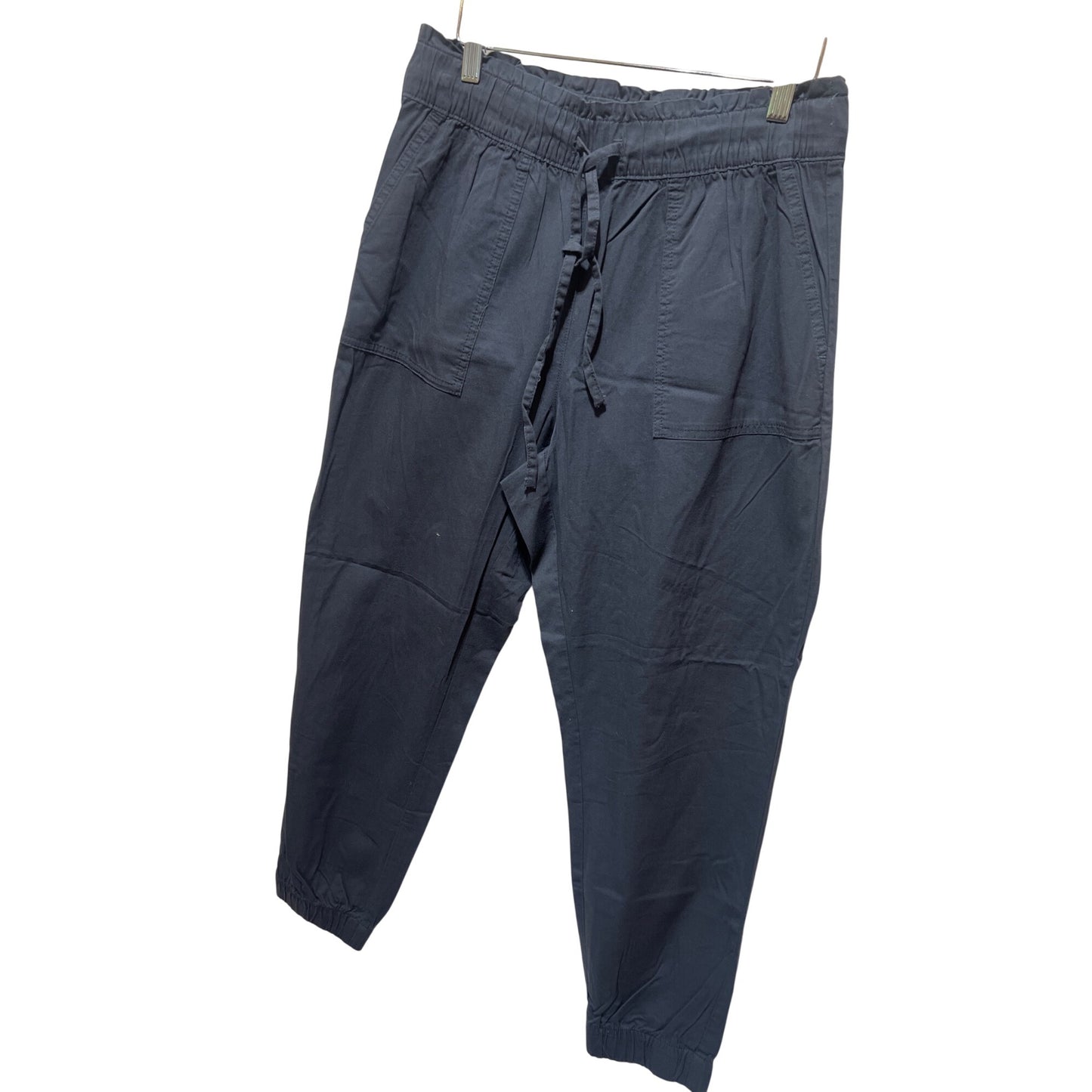 Loft Womens Gray Jogger Pants Size M Elastic Waist Drawstring Closure 4 Pockets Comfortable Fit Casual Wear