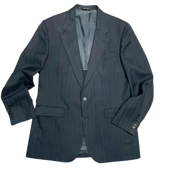 Vintage Botany 500 Navy Blue with Pinstripe Blazer Sports Coat